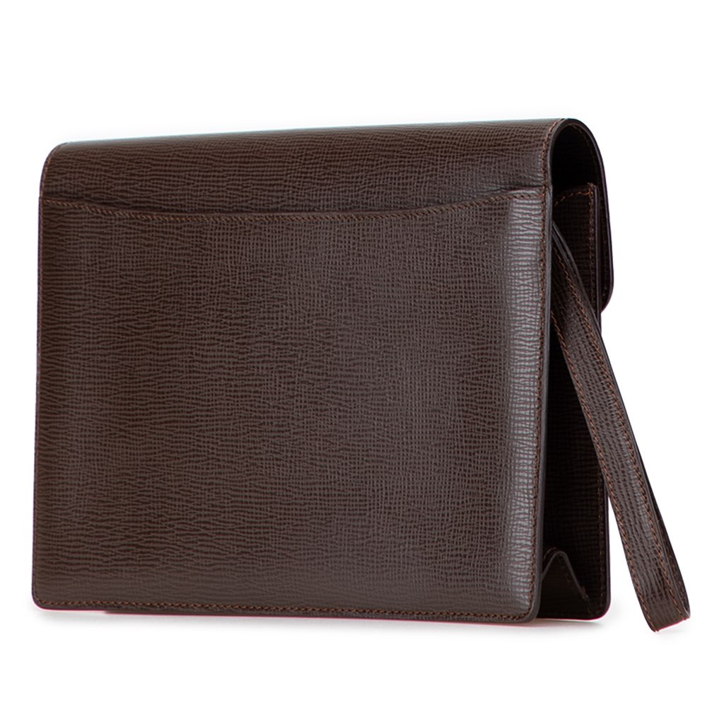 Loewe Leather Anagram Clutch - 2