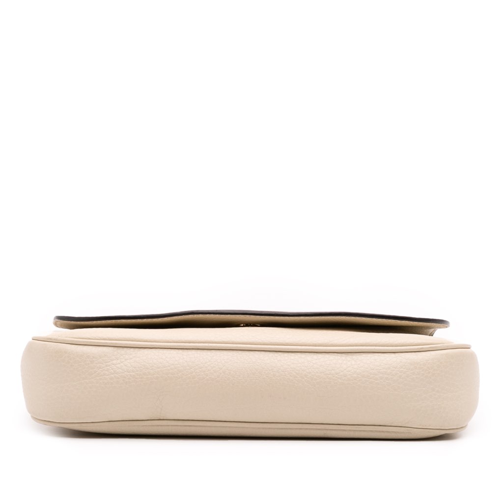 Gucci Medium Leather Soho Chain Flap Crossbody - 3