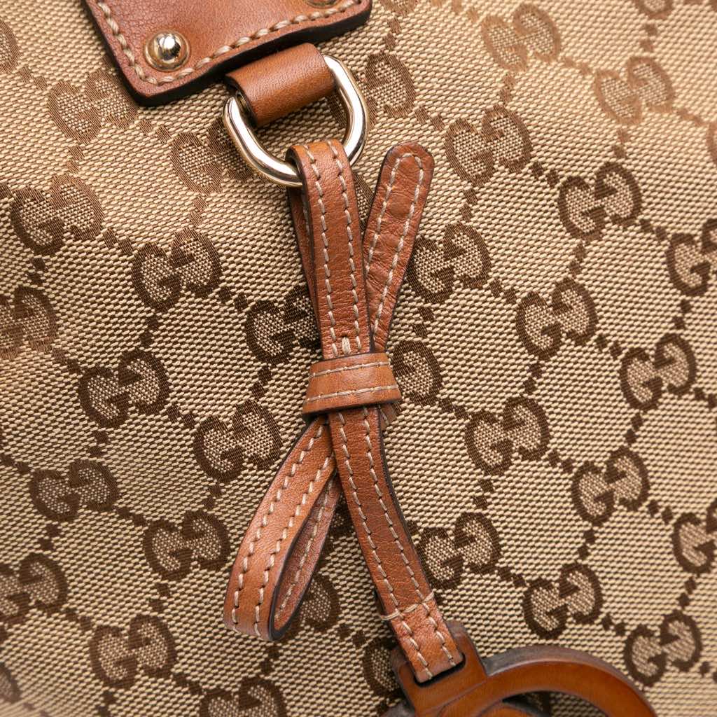 Gucci Large GG Canvas GG Charm Tote - Detail 2