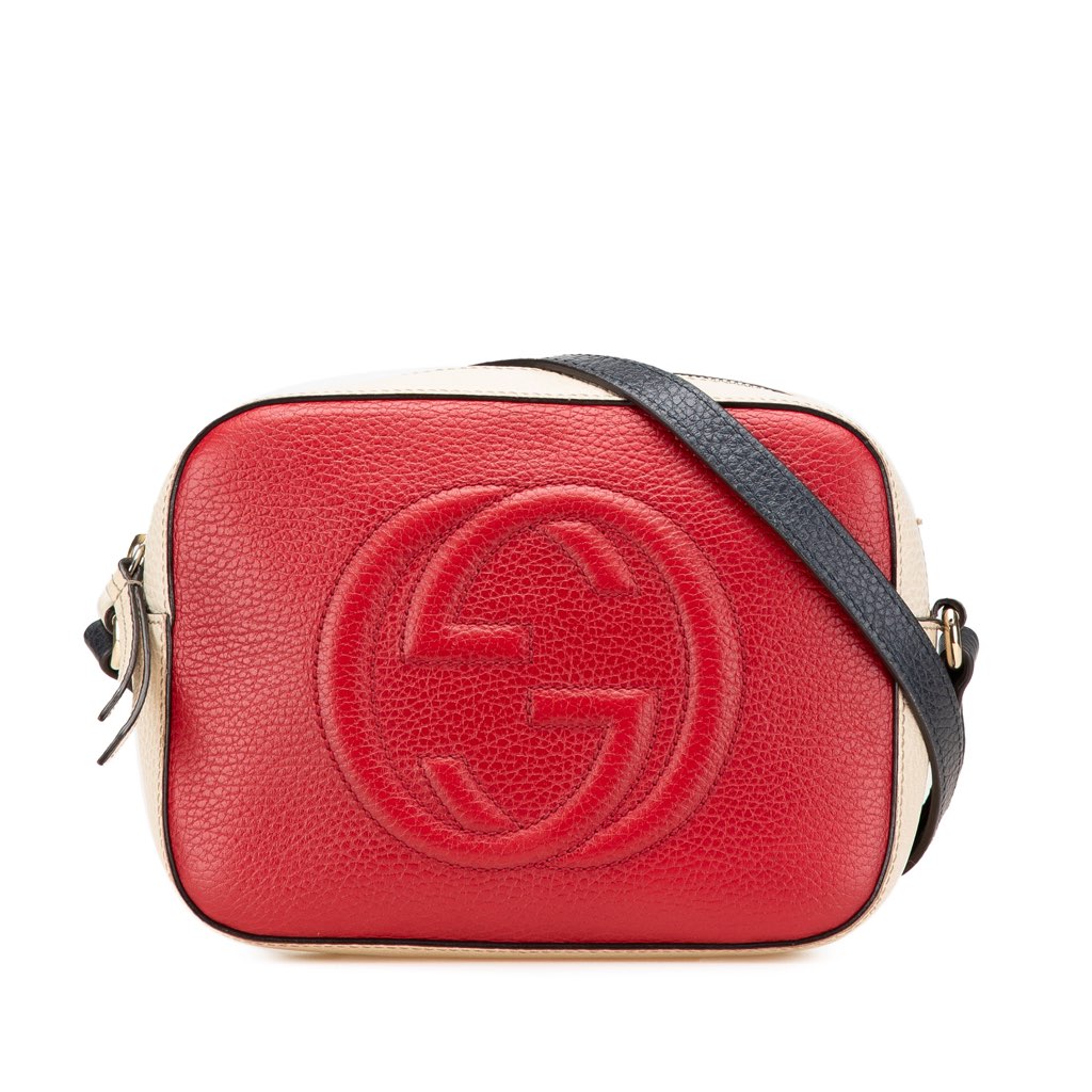 Gucci Small Tricolor Leather Soho Disco Crossbody