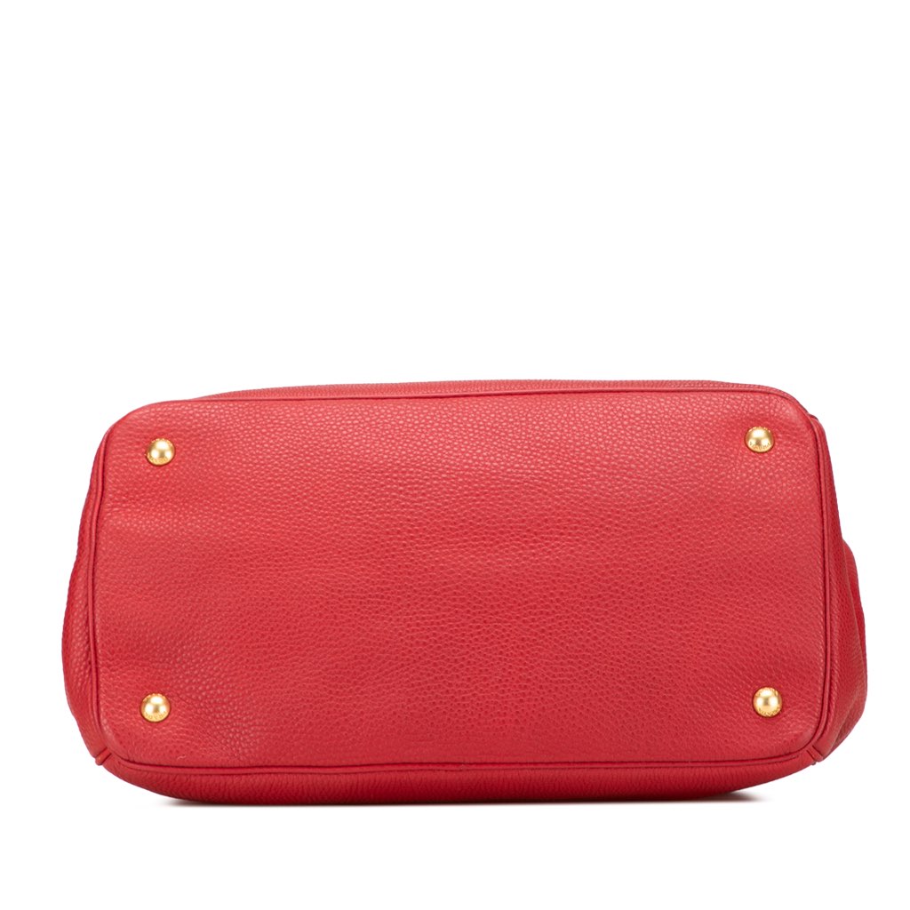 Prada Vitello Daino Open Convertible Tote - Image 6