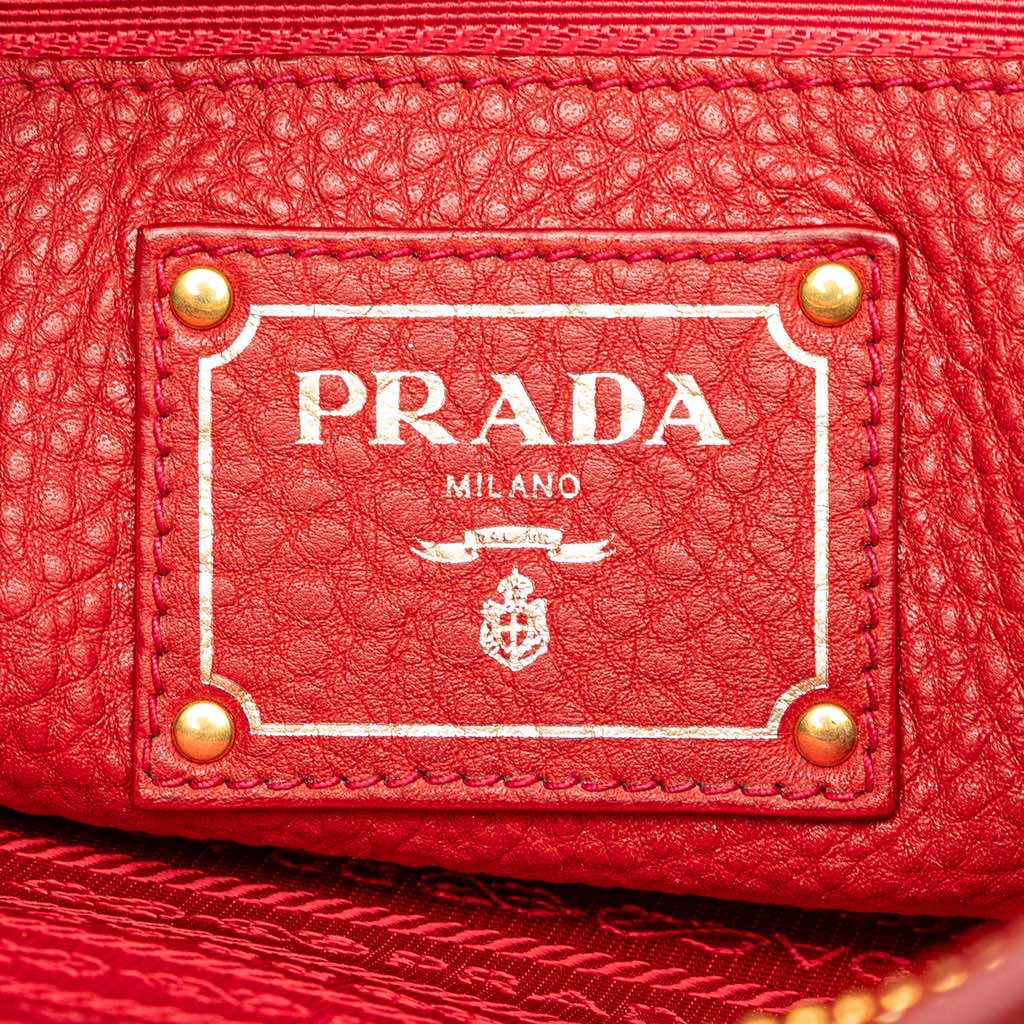 Prada Vitello Daino Open Convertible Tote - Detail 2