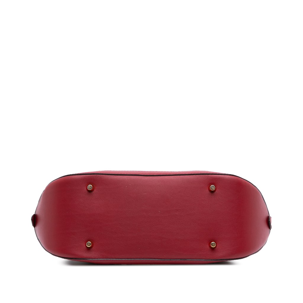 Burberry Small Haymarket Check Canvas Orchard Bowling Bag - Image 6