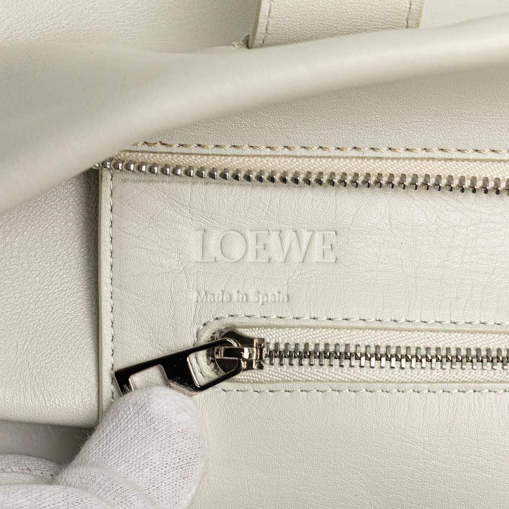 Loewe Anagram Leather Shopper Tote - Detail 1