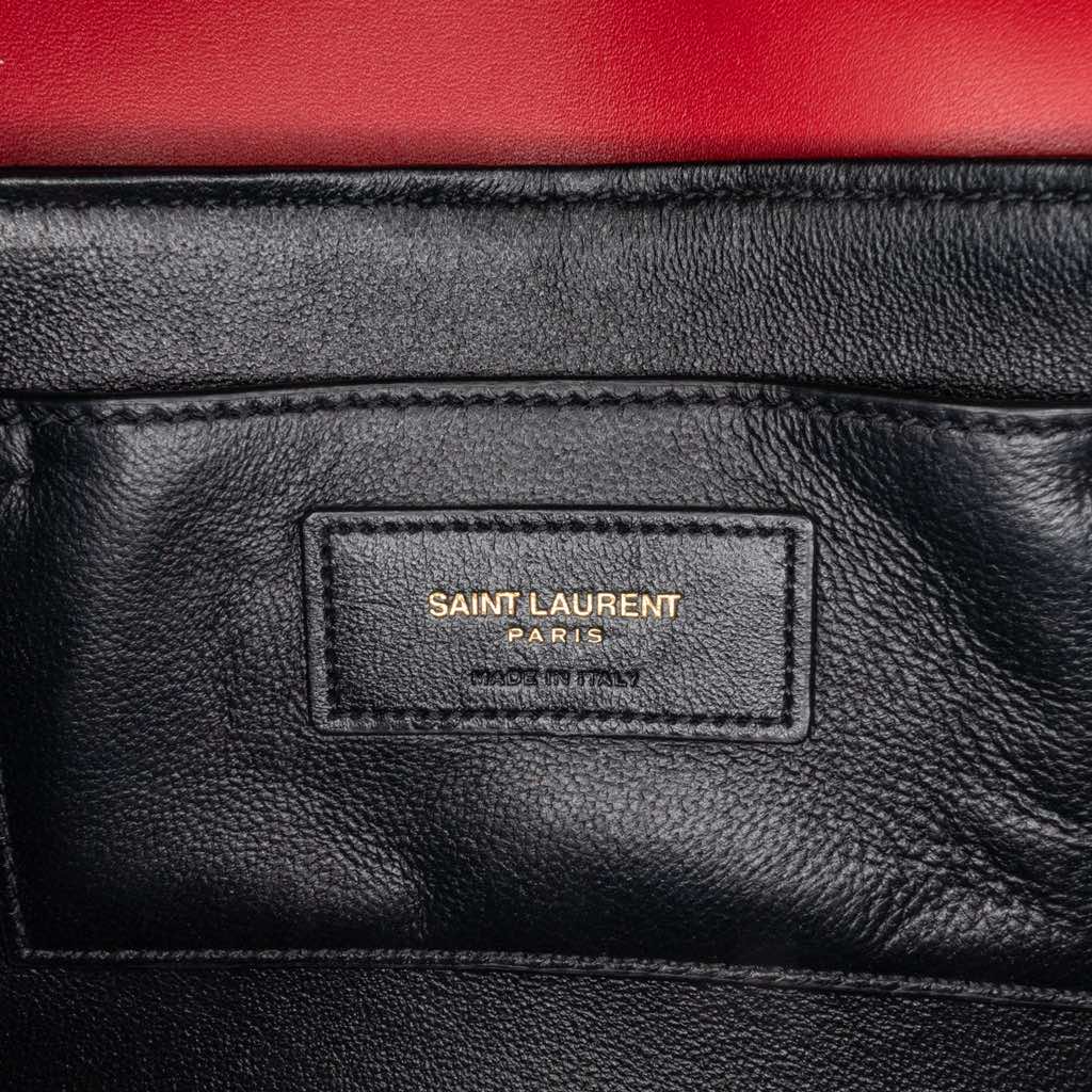 Saint Laurent Medium Calfskin Solferino Satchel In Box - 5