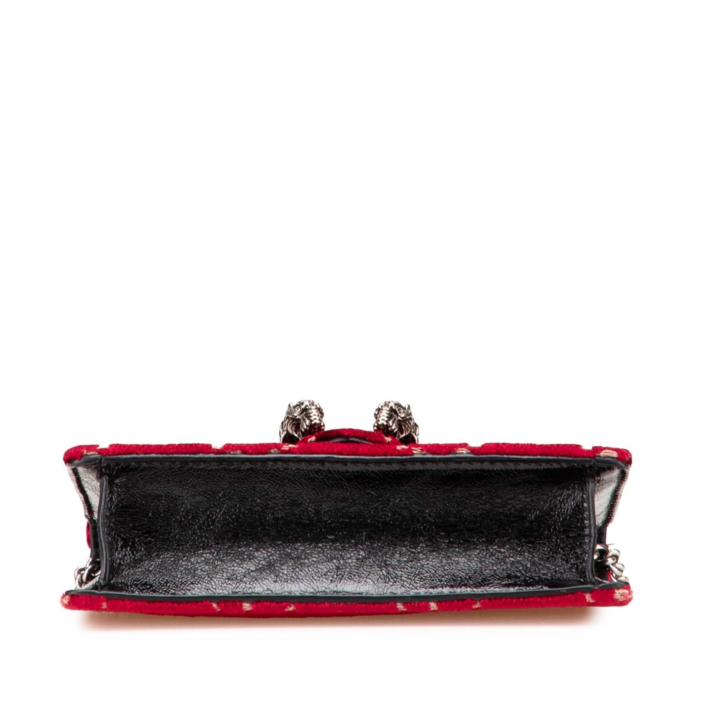 Gucci Super Mini GG Velvet Dionysus Crossbody - Image 6