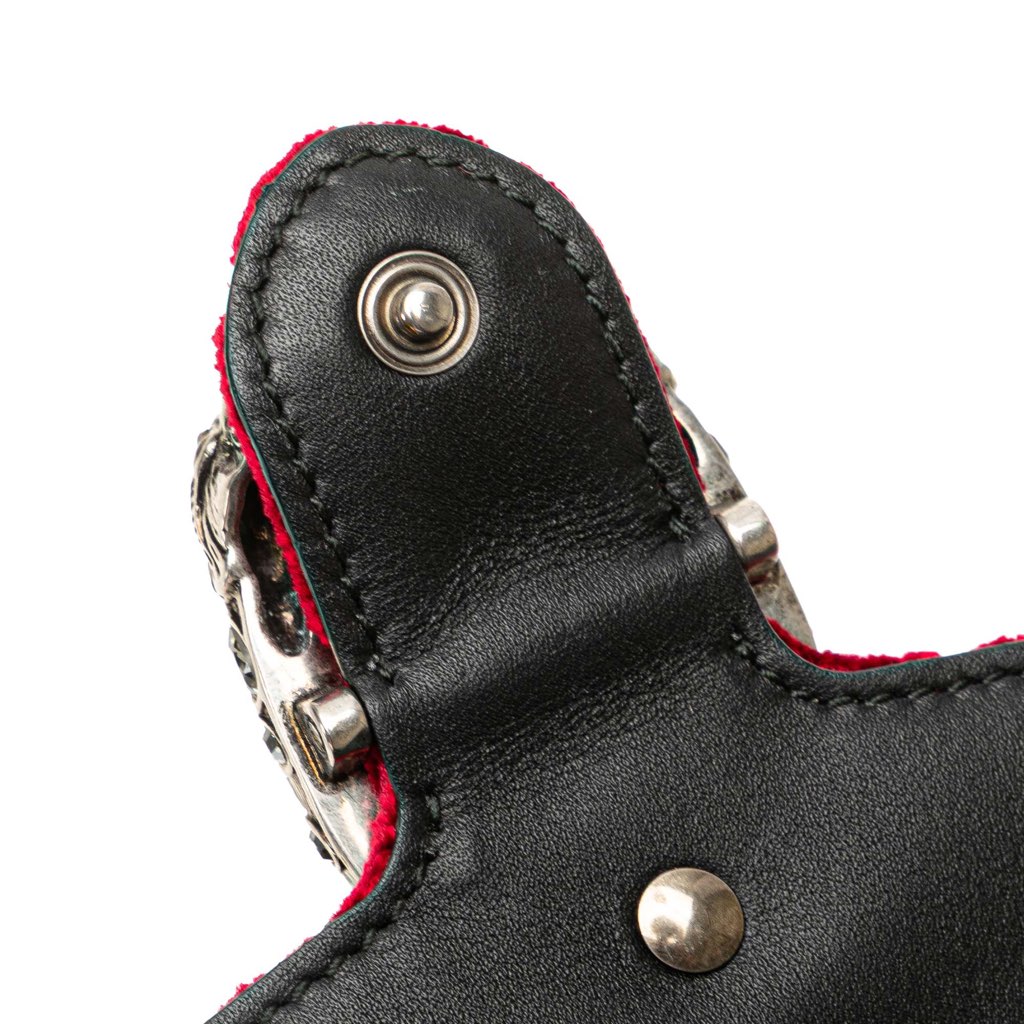 Gucci Super Mini GG Velvet Dionysus Crossbody - Image 11