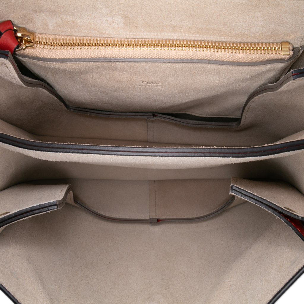 Chloé Medium Calfskin and Suede Faye Crossbody - 4