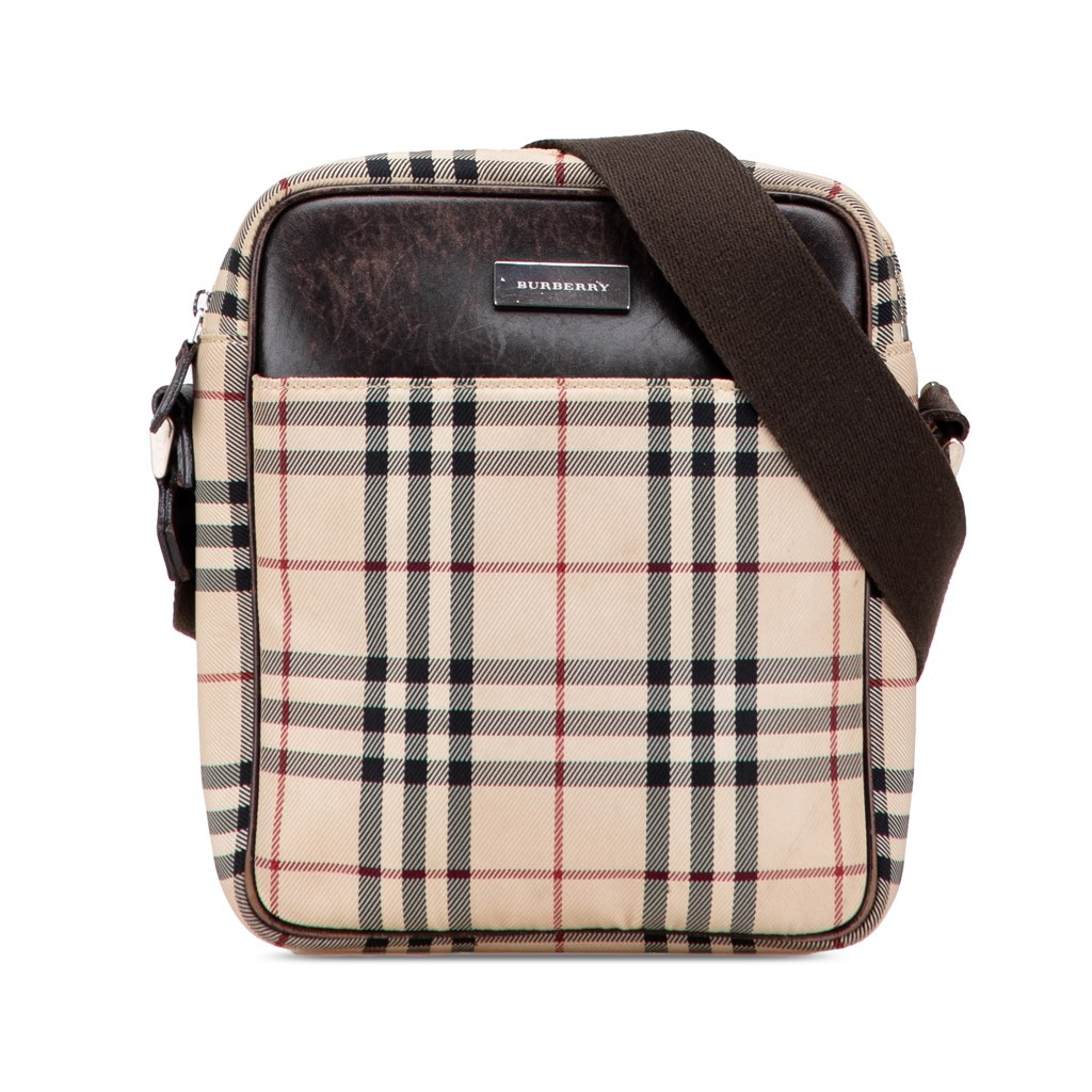 Burberry House Check Canvas Crossbody