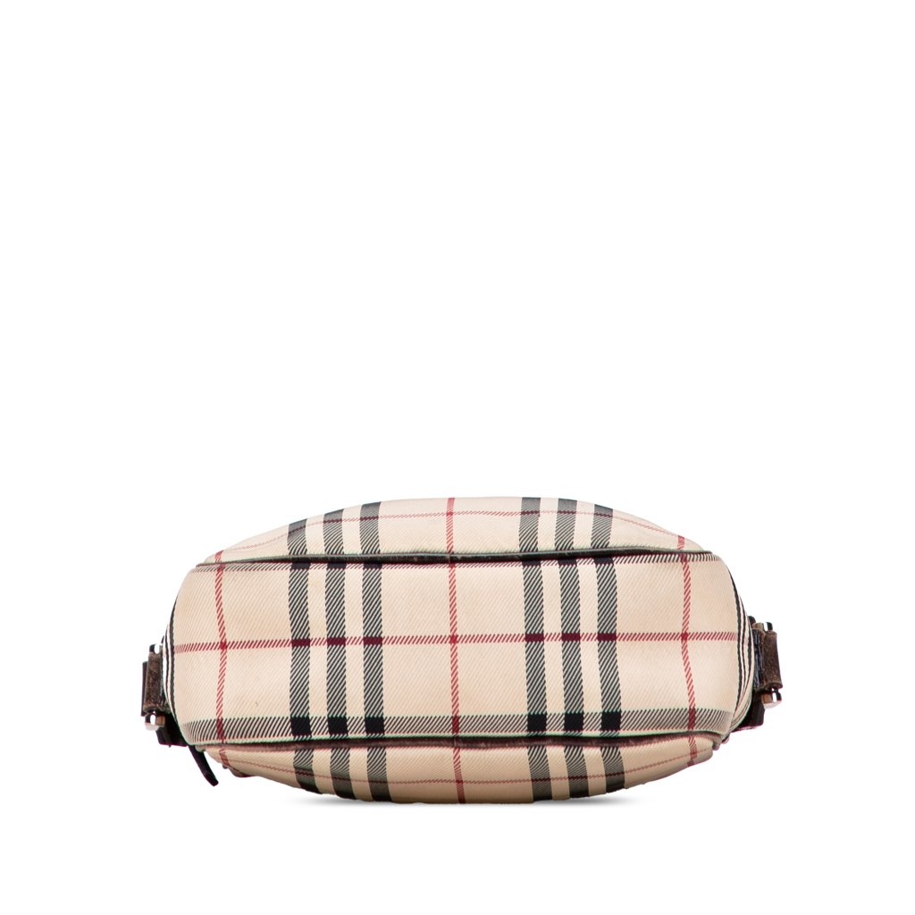 Burberry House Check Canvas Crossbody - Image 6