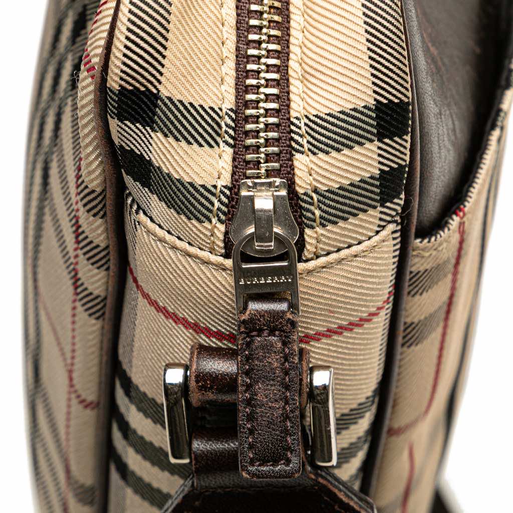 Burberry House Check Canvas Crossbody - Detail 1