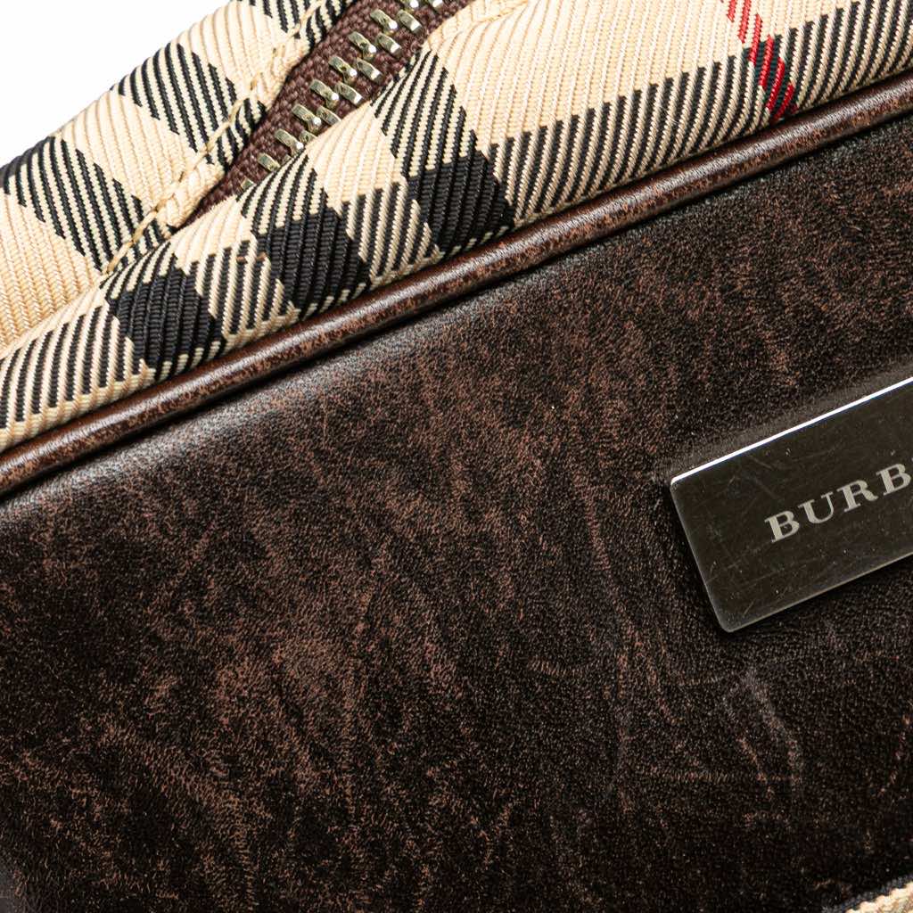 Burberry House Check Canvas Crossbody - Detail 2