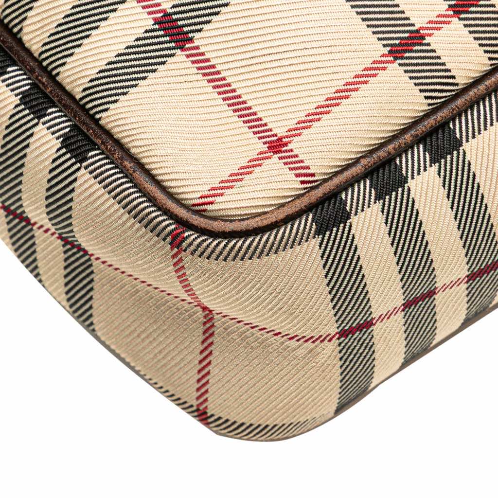 Burberry House Check Canvas Crossbody - Image 10