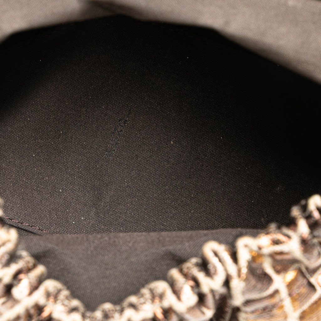 Fendi Small Croc Effect Canvas Magic Handbag - 4