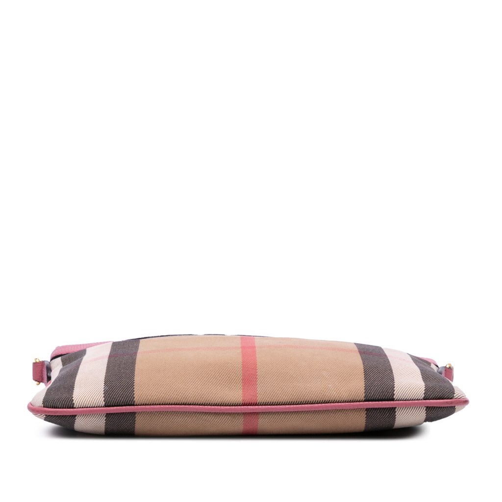 Burberry House Check Canvas Derby Peyton Crossbody - Image 6