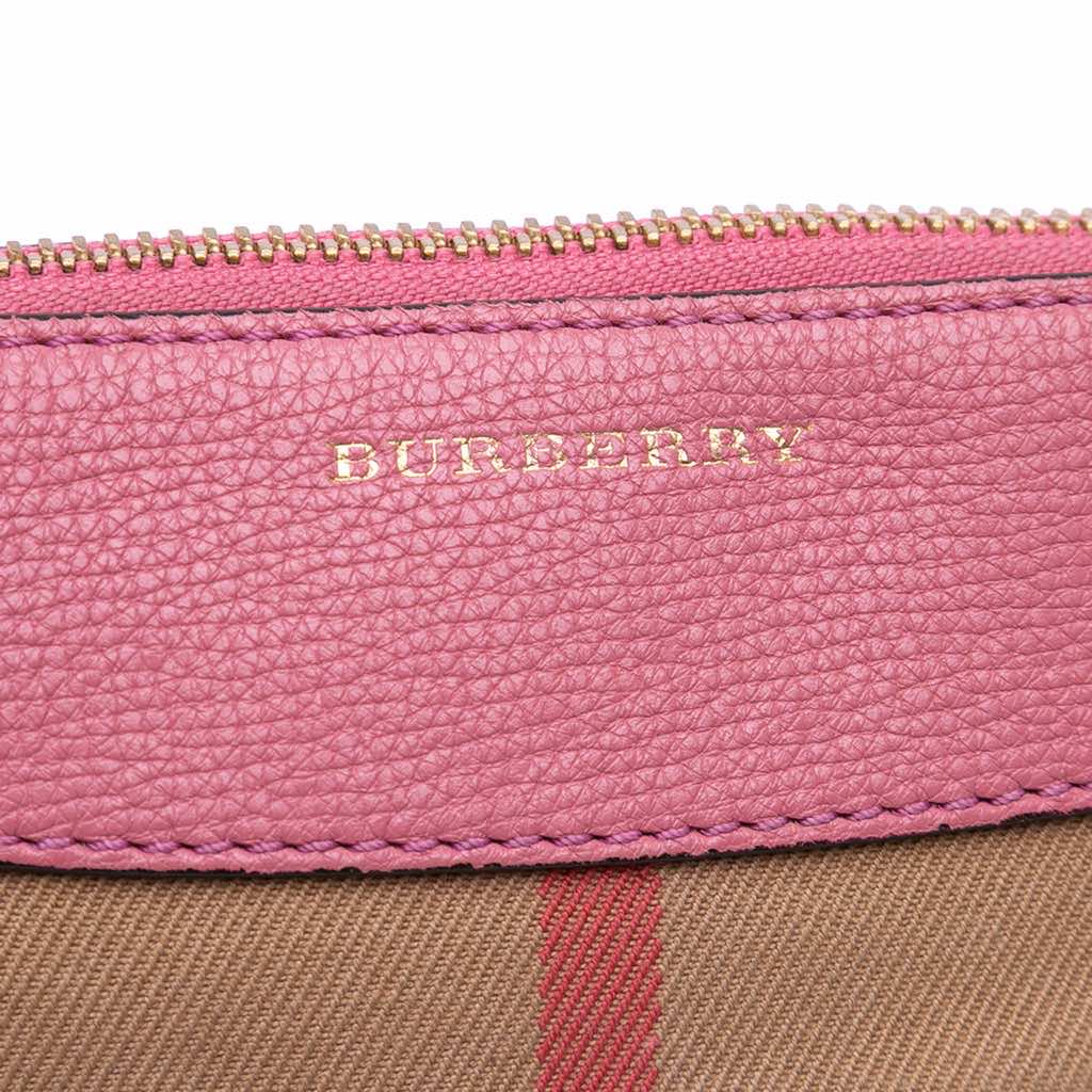 Burberry House Check Canvas Derby Peyton Crossbody - Detail 1