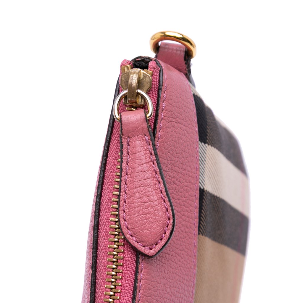 Burberry House Check Canvas Derby Peyton Crossbody - Detail 2