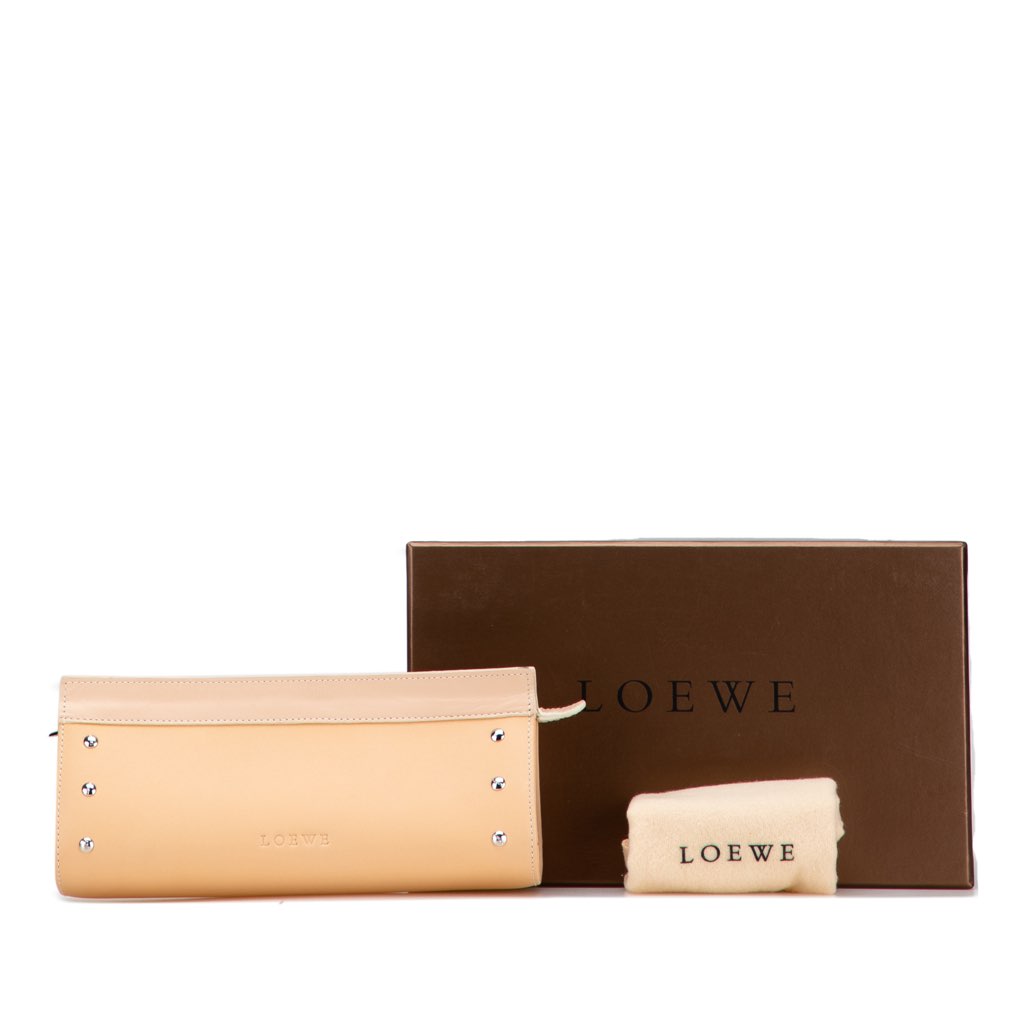 Loewe Studded Leather Clutch - Image 13