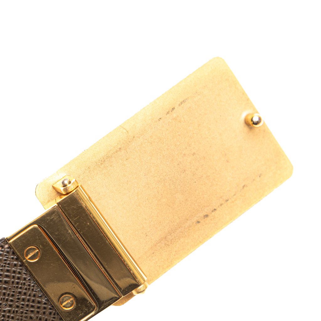 Louis Vuitton Damier Ebene Inventeur Reversible Belt - Detail 1