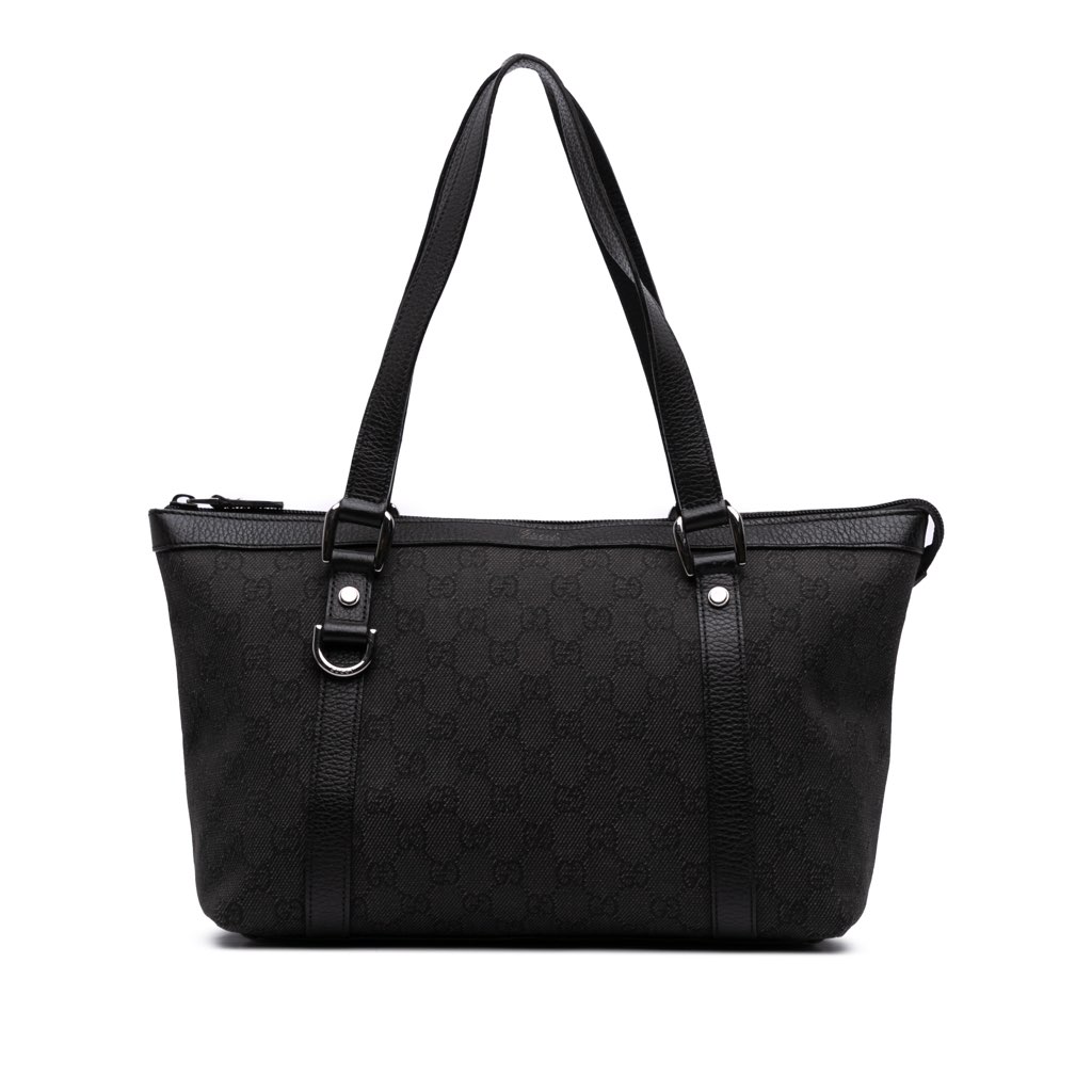 Gucci GG Denim Abbey D Ring Tote