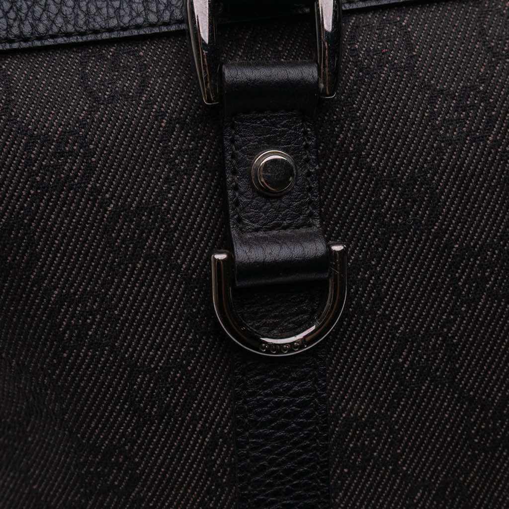 Gucci GG Denim Abbey D Ring Tote - Image 13