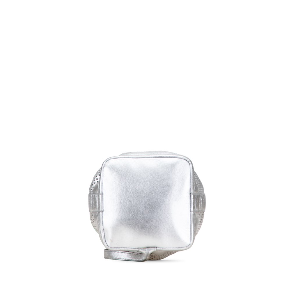 Celine Perforated Metallic Calfskin Sling Backpack - 3