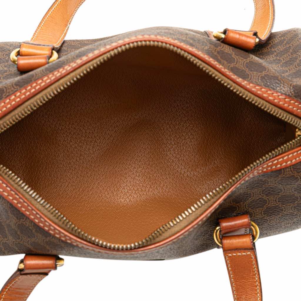 Celine Macadam Coated Canvas Shoulder Bag - 4