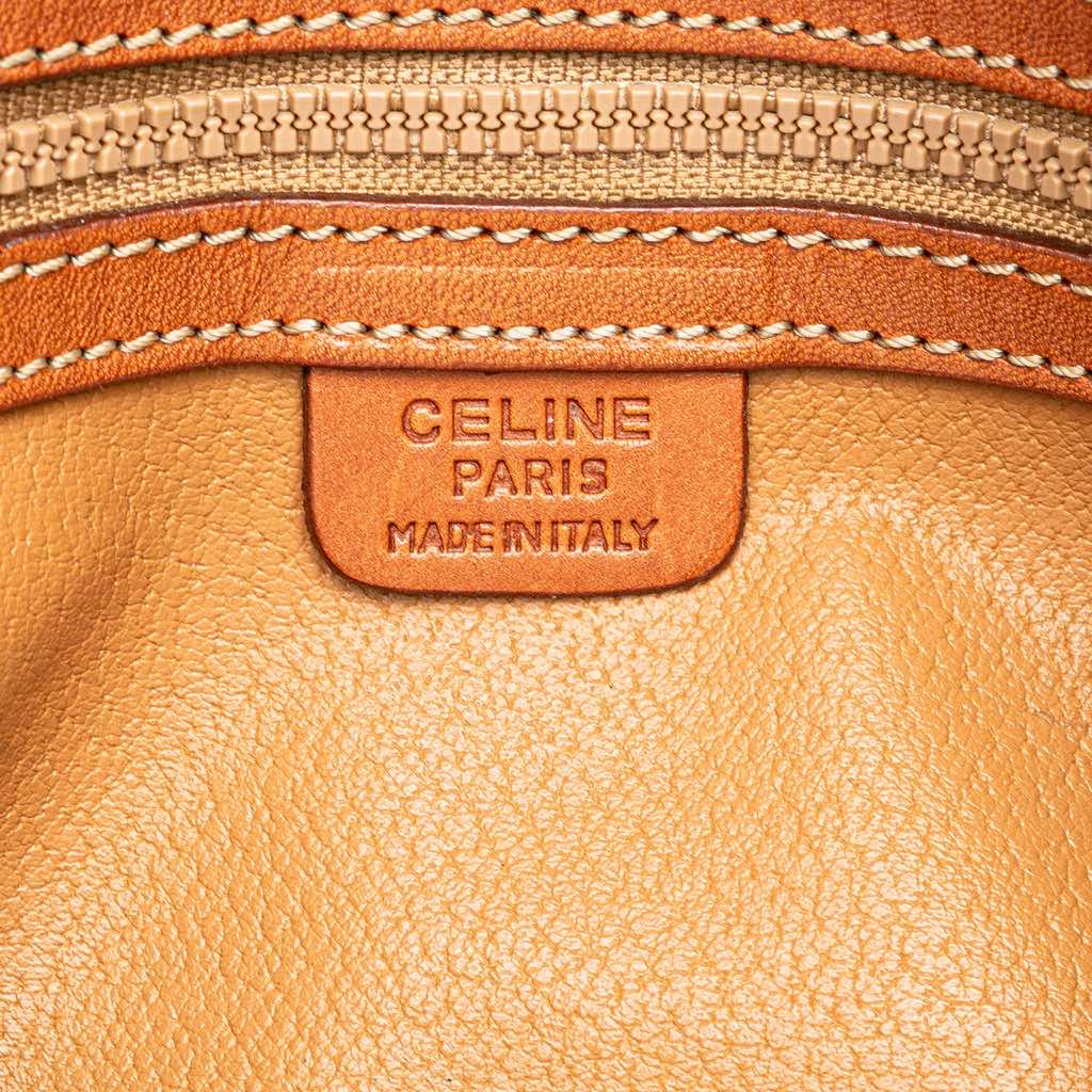 Celine Macadam Coated Canvas Shoulder Bag - 5