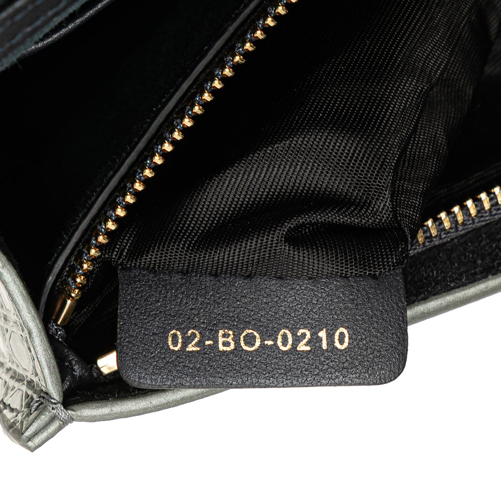 Dior Metallic Patent Microcannage 2 in 1 30 Montaigne Pouch - Detail 1