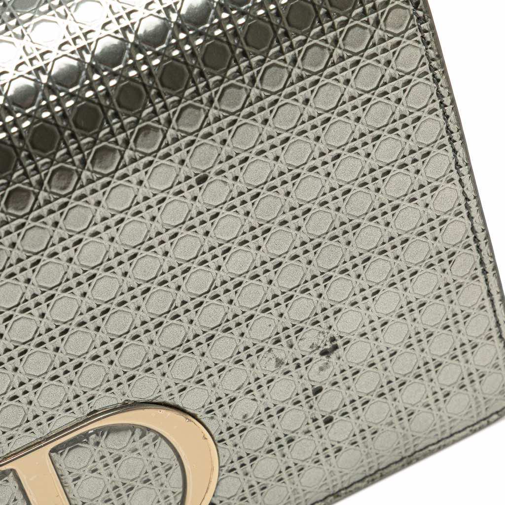 Dior Metallic Patent Microcannage 2 in 1 30 Montaigne Pouch - Image 11