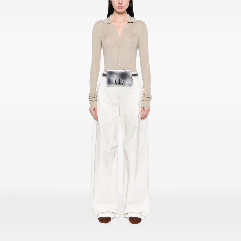 Dior Metallic Patent Microcannage 2 in 1 30 Montaigne Pouch - Image 12