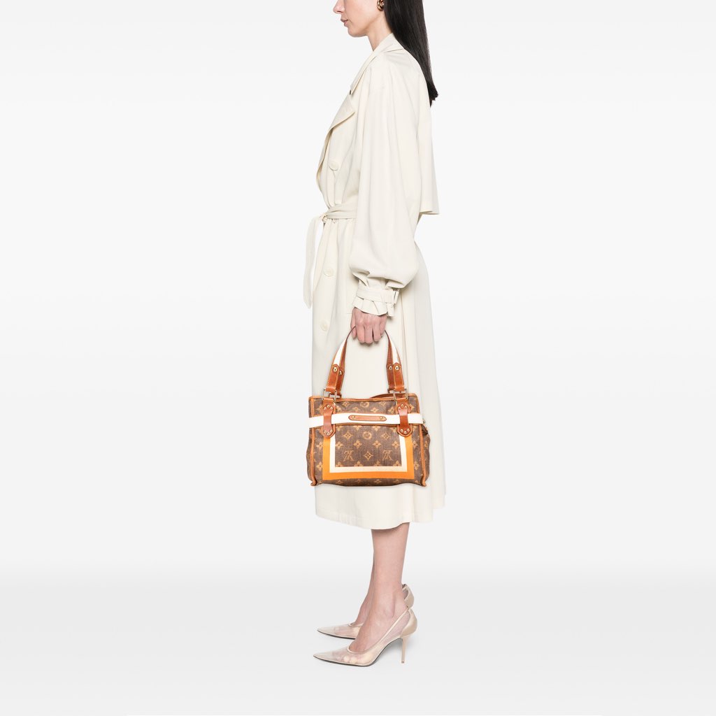 Louis Vuitton Limited Edition Monogram Tisse Rayures PM - Image 14