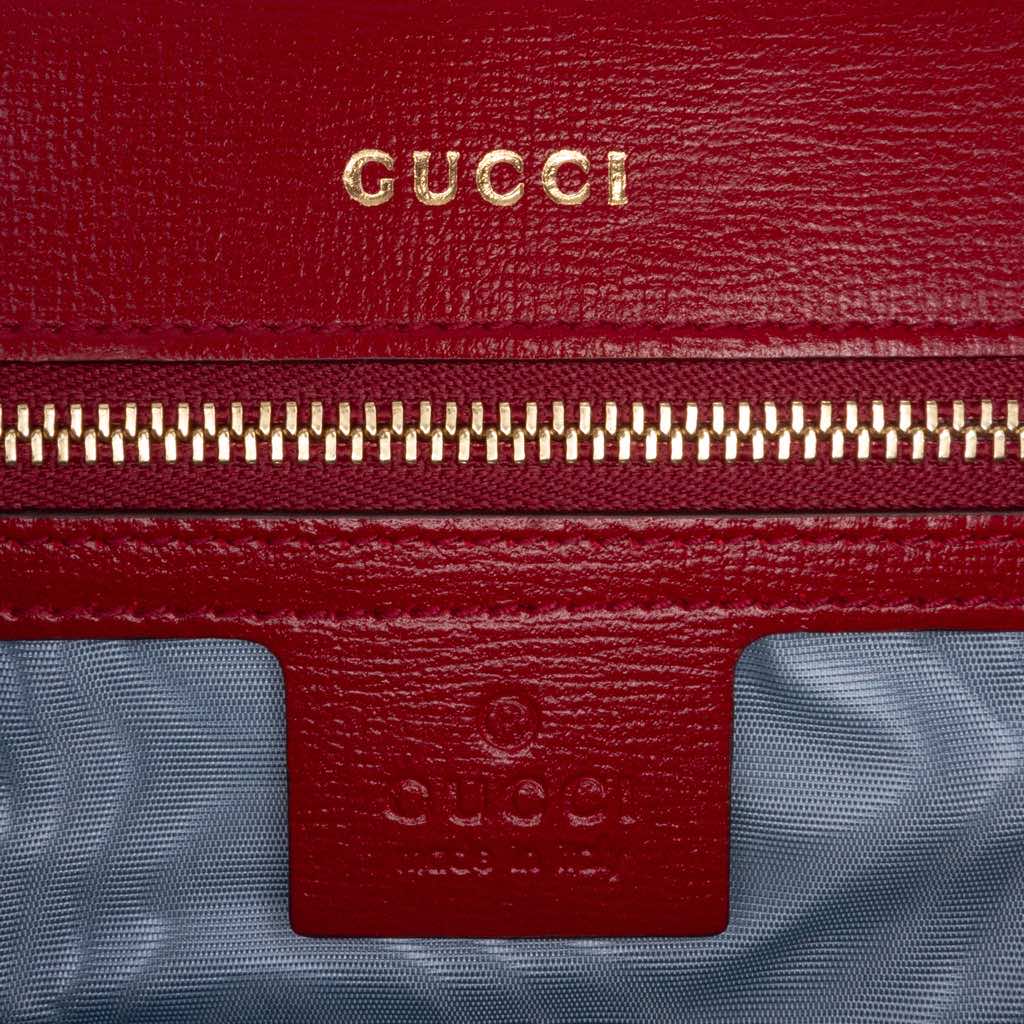 Gucci Medium Suede GG Ring Torchon Shoulder Bag - 5