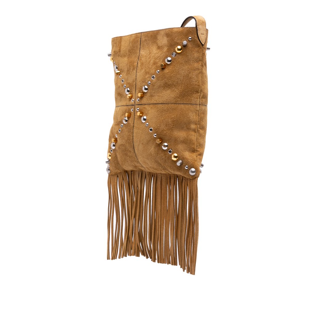 Valentino Suede Fringed Nellcote Bag - 2
