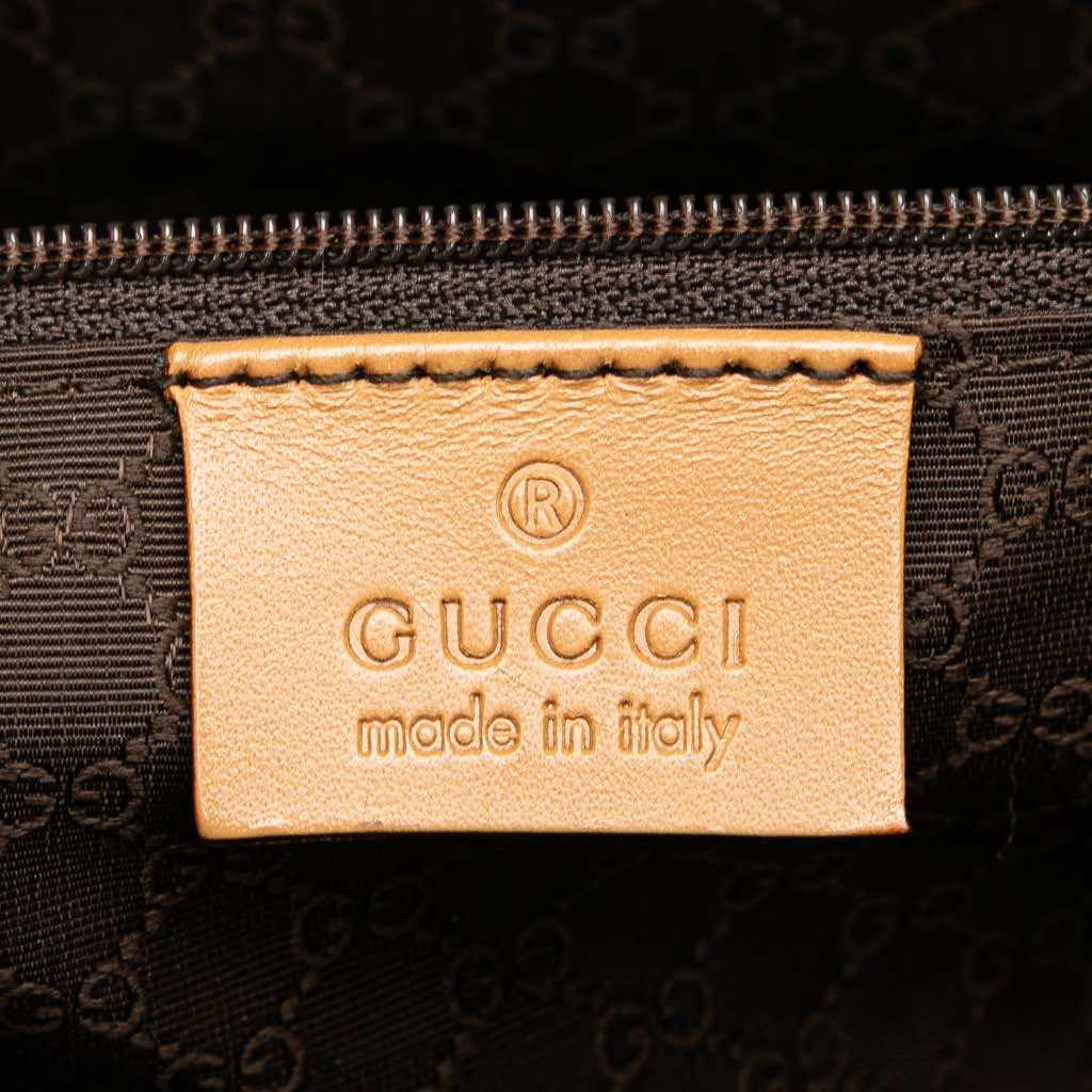 Gucci Leather Web Handbag - 5