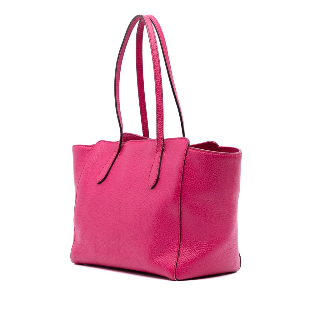 Gucci Medium Dollar Calfskin Swing Tote - Back view