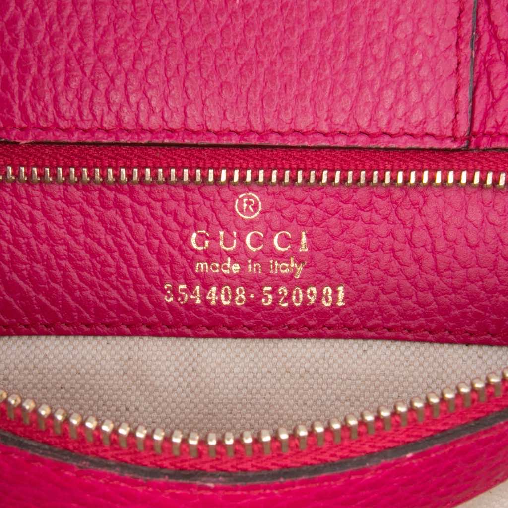 Gucci Medium Dollar Calfskin Swing Tote - Side view