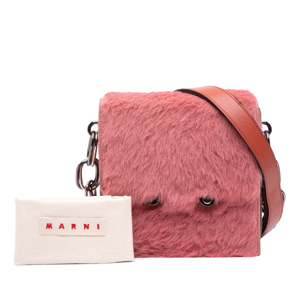 Marni Shearling Chain Crossbody - Image 14