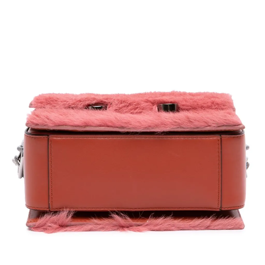 Marni Shearling Chain Crossbody Pink Very good - Inside View