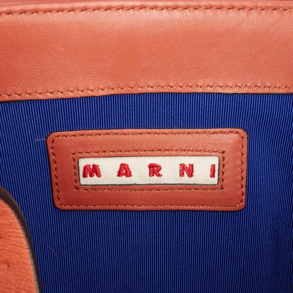 Marni Shearling Chain Crossbody Pink Very good - Box View