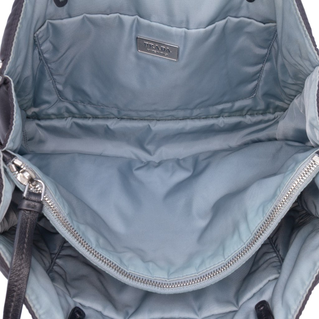 Prada Tessuto Studded Etiquette Tote - 4