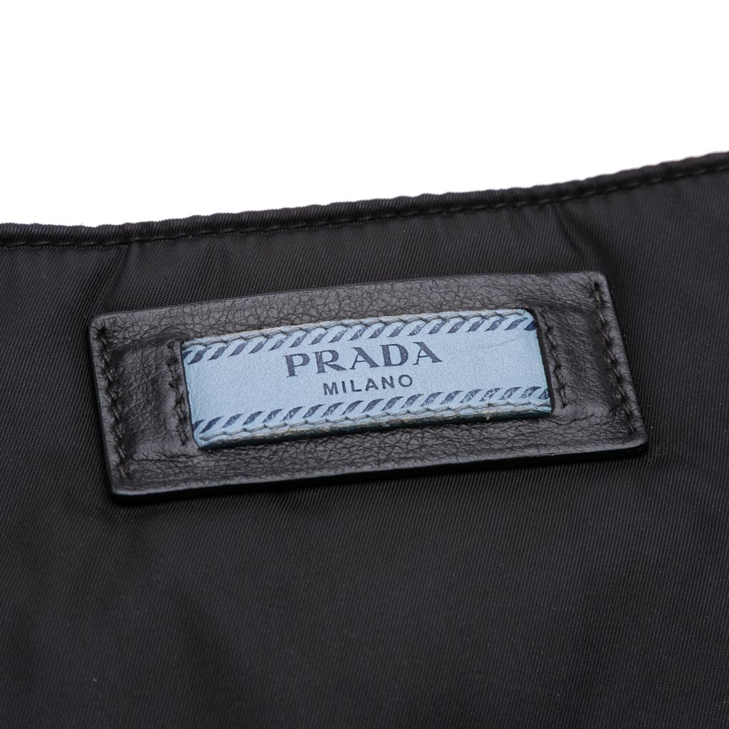 Prada Tessuto Studded Etiquette Tote - 5