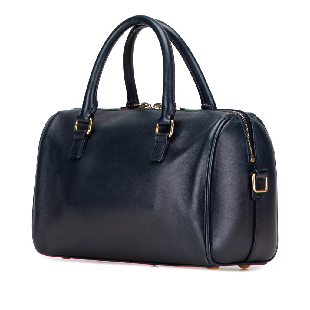 Saint Laurent Baby Leather Classic Duffle Satchel - 2