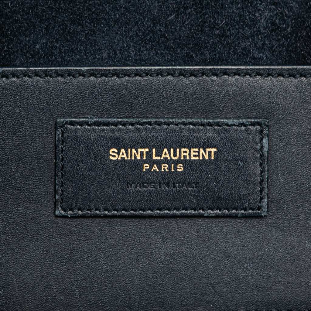 Saint Laurent Baby Leather Classic Duffle Satchel - 5