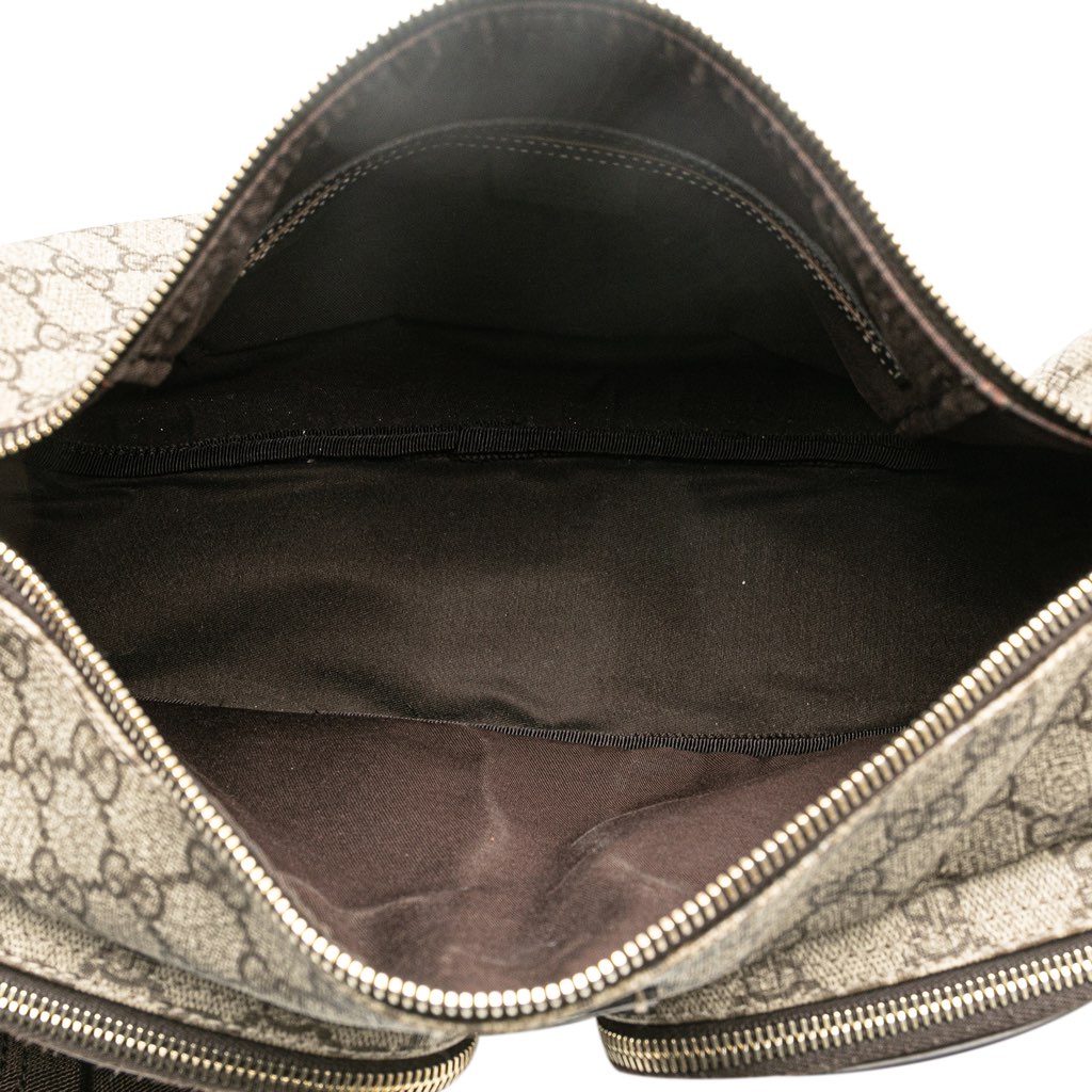 Gucci GG Supreme Double Pocket Crossbody - 4