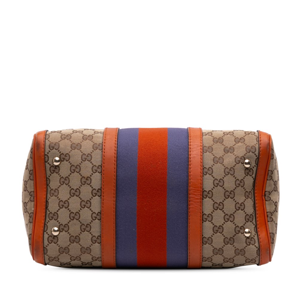 Gucci Medium GG Canvas Web Joy Boston Bag - 3