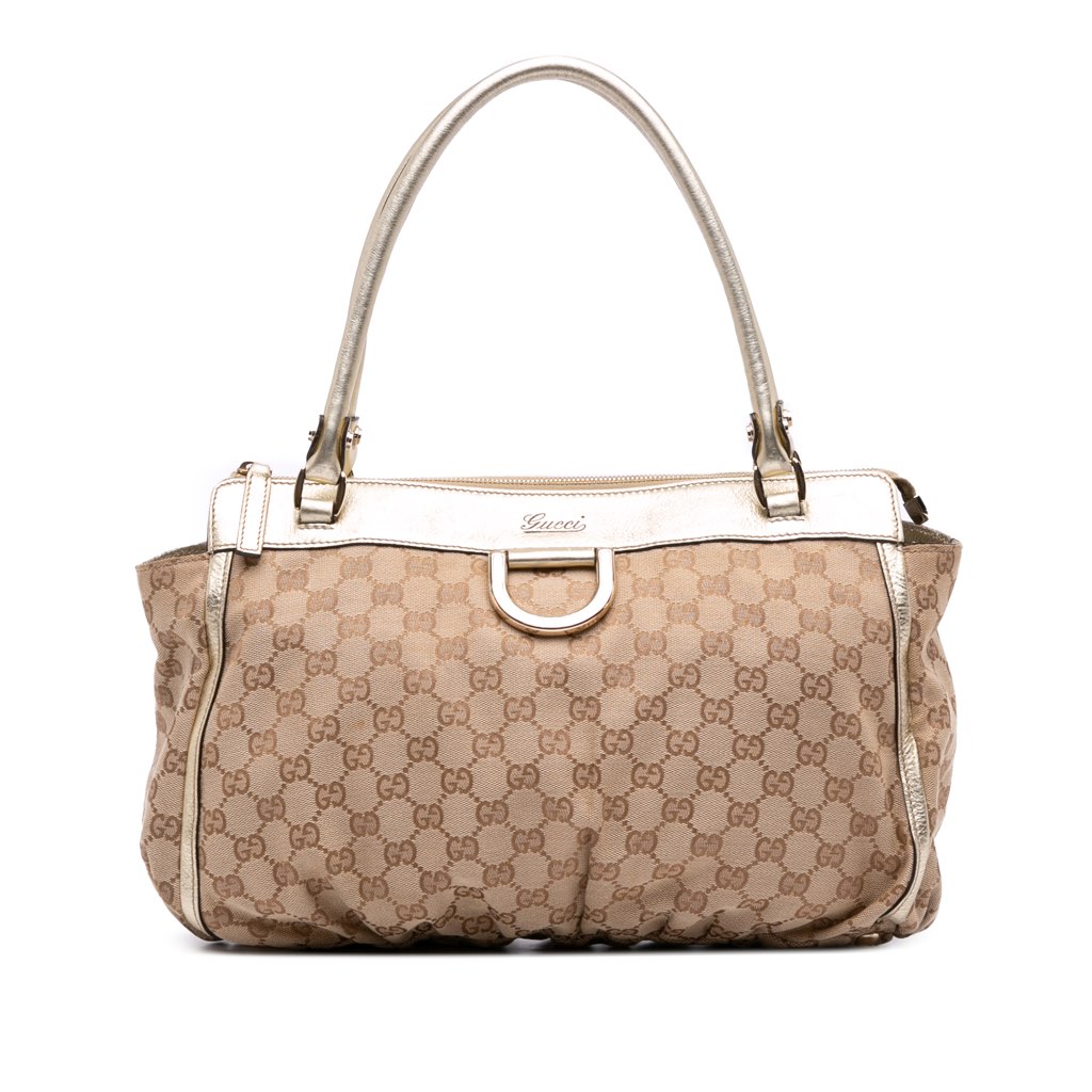 Gucci GG Canvas Abbey D Ring Tote