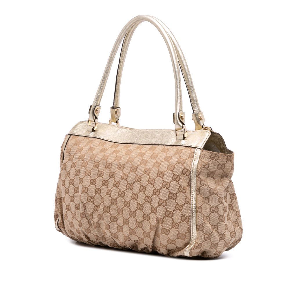Gucci GG Canvas Abbey D Ring Tote - Back view