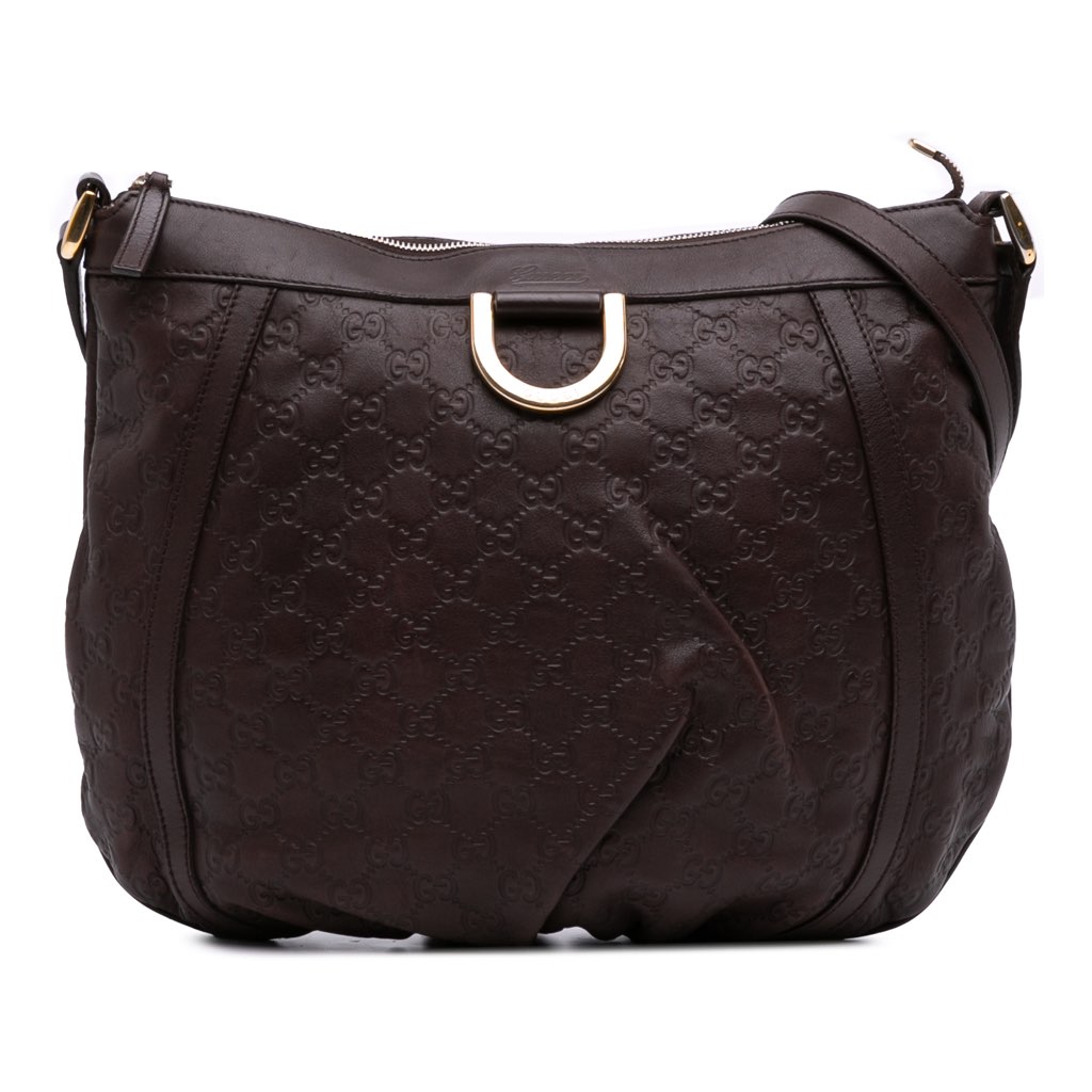 Gucci Large Guccissima Abbey D Ring Crossbody