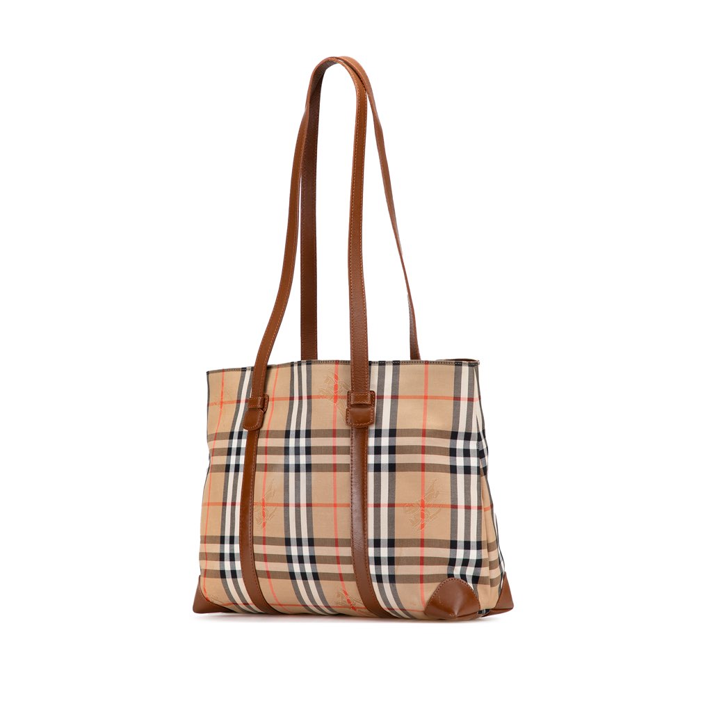 Burberry Haymarket Check Canvas Tote - 2
